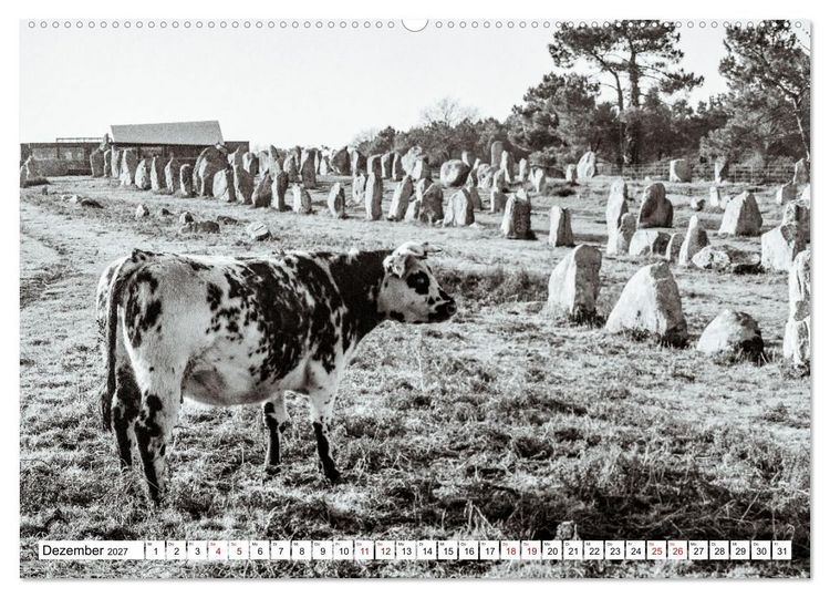 Produktbild: Bretagne Mythen und Steine (hochwertiger Premium Wandkalender 2027 DIN A2 quer), Kunstdruck in Hochglanz