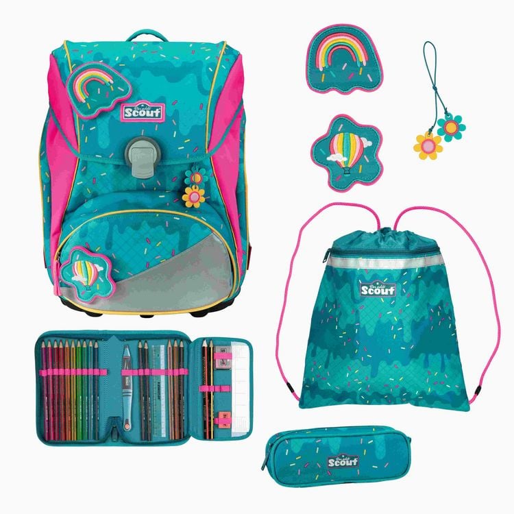 Produktbild: Scout Schulranzen Set Alpha, Schulranzen Set, 4tlg, Happy Confetti