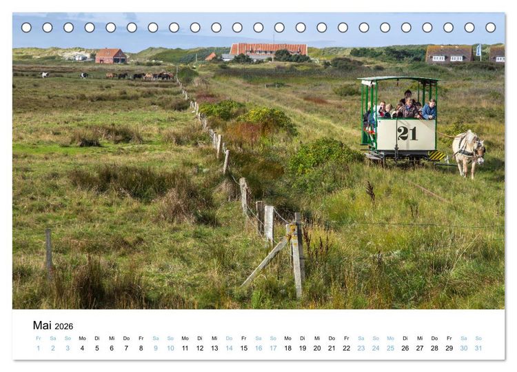 Produktbild: Lieblingsinsel Spiekeroog (Tischkalender 2026 DIN A5 quer), CALVENDO Monatskalender