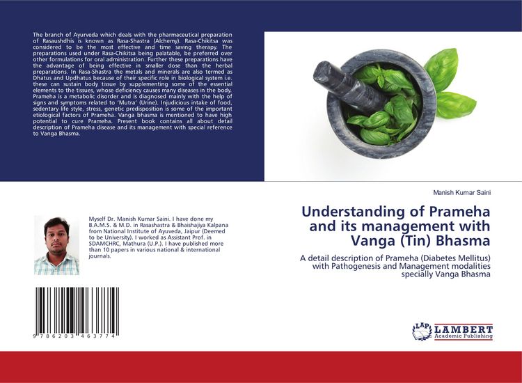 Produktbild: Understanding of Prameha and its management with Vanga (Tin) Bhasma