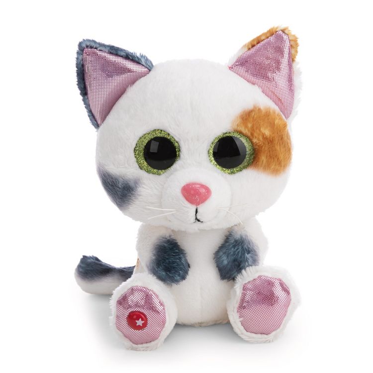 Produktbild: NICI - Kuscheltier GLUBSCHIS Gl&uuml;ckskatze Calli Malli 15cm schlenkernd