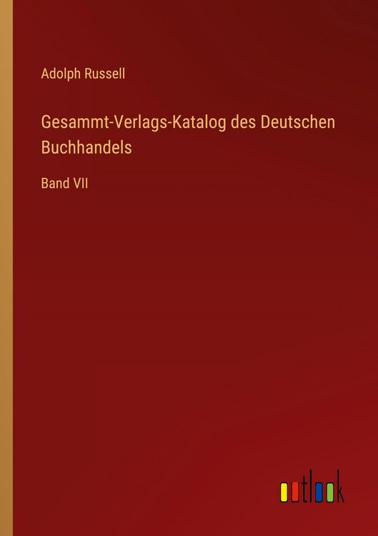 Produktbild: Gesammt-Verlags-Katalog des Deutschen Buchhandels