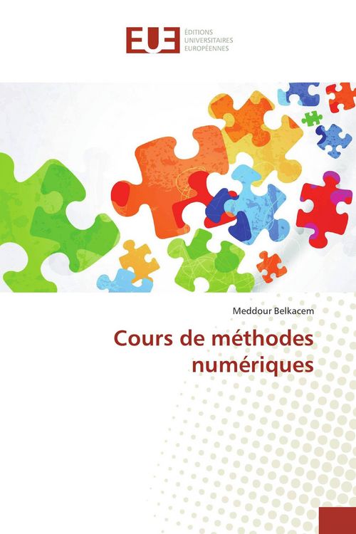 Produktbild: Cours de m&eacute;thodes num&eacute;riques