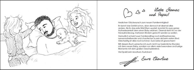 Produktbild: Das Geschwister Kritzelmalbuch f&uuml;r alle gro&szlig;en Schwestern und Br&uuml;der ab 3 Jahren