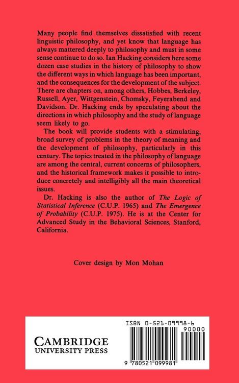 Produktbild: Why Does Language Matter to Philosophy?