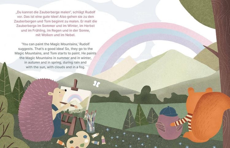 Produktbild: Der Igel, der das Wetter malte - The Hedgehog, Who Painted the Weather