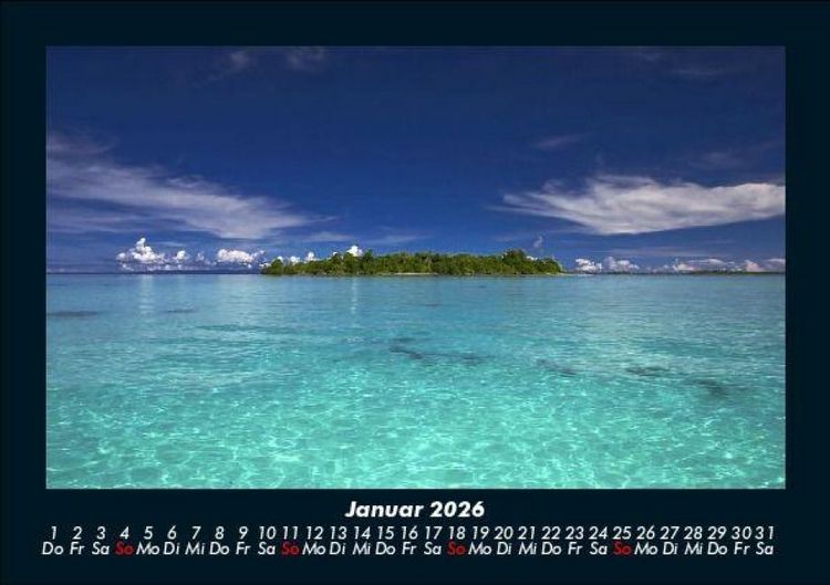 Produktbild: Trauminseln 2026 Fotokalender DIN A5