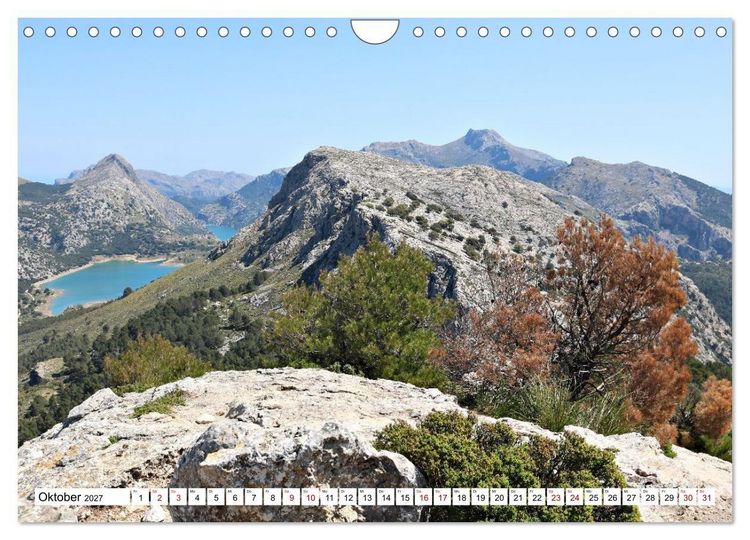 Produktbild: Mallorca GR 221. Weitwandern durch die Serra de Tramuntana (Wandkalender 2027 DIN A4 quer), CALVENDO Monatskalender
