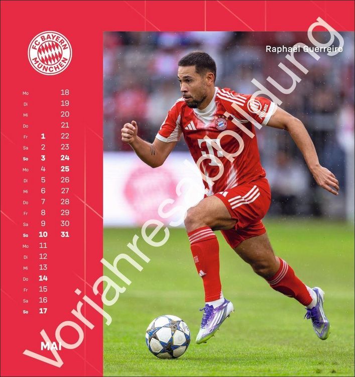 Produktbild: FC Bayern M&uuml;nchen Postkartenkalender 2027