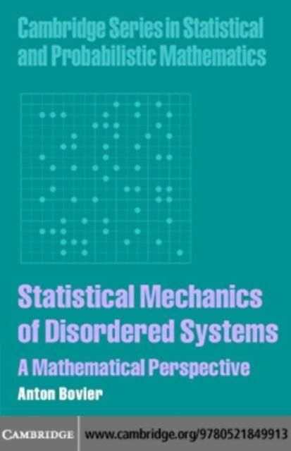 Produktbild: Statistical Mechanics of Disordered Systems