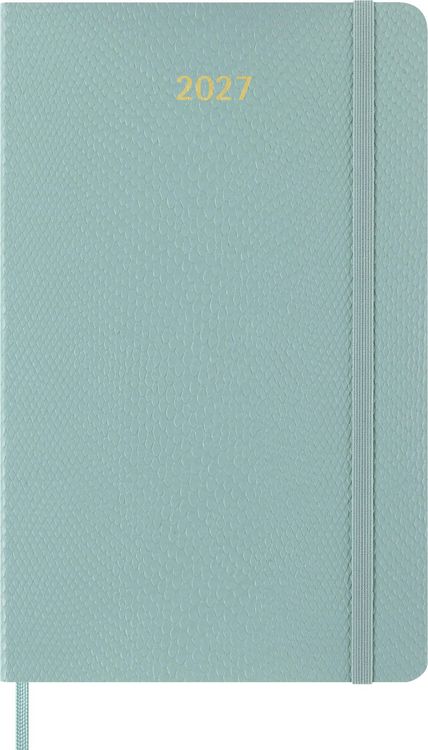 Produktbild: Moleskine 12 Monate Precious & Ethical Wochen Notizkalender, L/A5, liniert, weicher Einband, Mamba Hellgr&uuml;n, mit Box