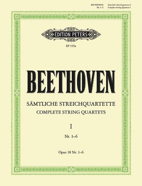 Produktbild: Beethoven, L: Complete String Quartets -- Nos. 1-6