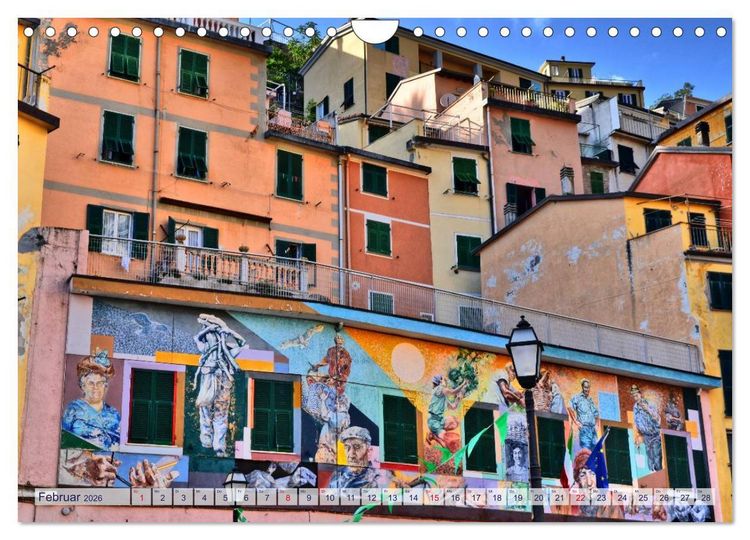 Produktbild: SCHMUCKST&Uuml;CKE der CINQUE TERRE (Wandkalender 2026 DIN A4 quer), CALVENDO Monatskalender