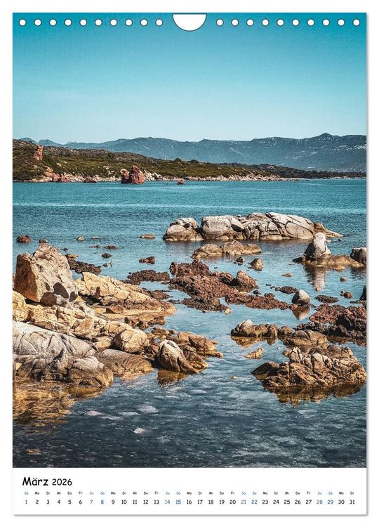 Produktbild: Magisches Sardinien (Wandkalender 2026 DIN A4 hoch), CALVENDO Monatskalender