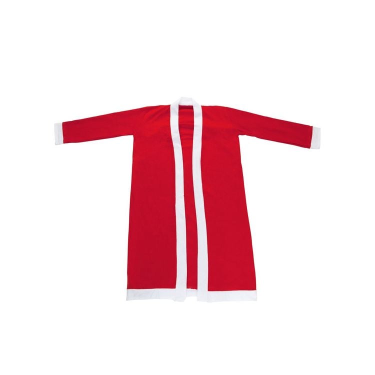 Produktbild: Idena Kost&uuml;m Weihnachtsmann mit Bart und M&uuml;tze 5-teilig Einheitsgr&ouml;&szlig;e 100% Polyester rot