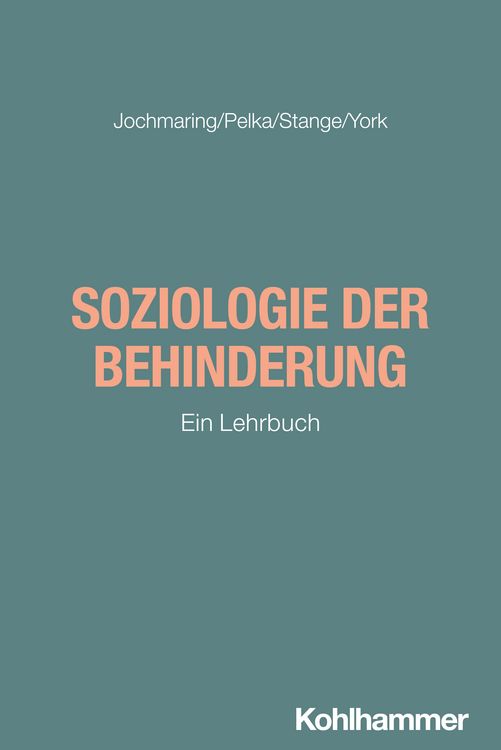 Produktbild: Soziologie der Behinderung