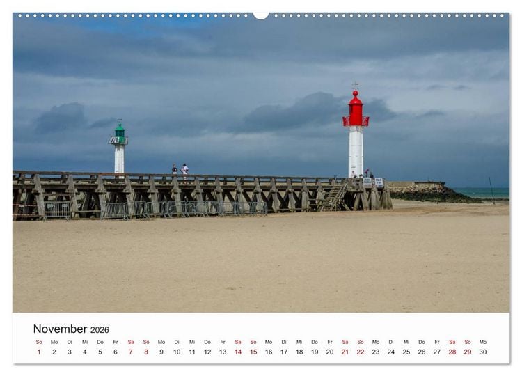 Produktbild: Unterwegs in der Normandie (Wandkalender 2026 DIN A2 quer), CALVENDO Monatskalender
