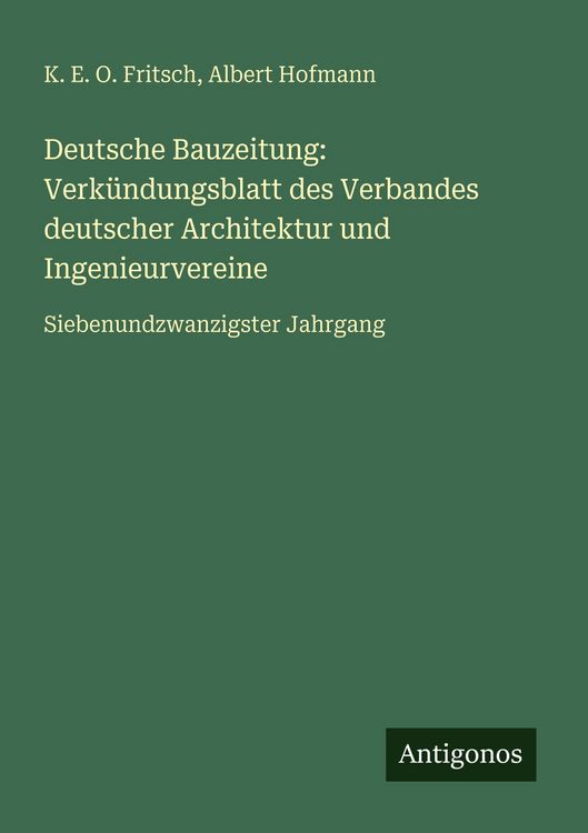 Produktbild: Deutsche Bauzeitung: Verk&uuml;ndungsblatt des Verbandes deutscher Architektur und Ingenieurvereine