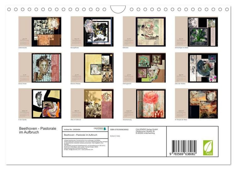 Produktbild: Beethoven - Pastorale im Aufbruch (Wandkalender 2027 DIN A4 quer), CALVENDO Monatskalender