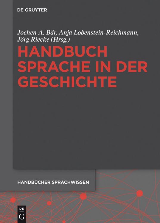 Produktbild: Handbuch Sprache in der Geschichte