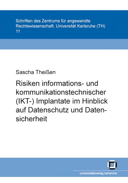 Produktbild: Risiken informations- und kommunikationstechnischer (IKT-)Implantate im Hinblick auf Datenschutz und Datensicherheit