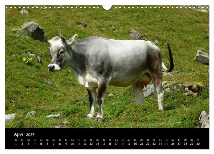 Produktbild: Alpenwelten (Wandkalender 2027 DIN A3 quer), CALVENDO Monatskalender