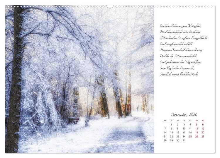 Produktbild: Max Dauthendey - Mit der Natur durchs Jahr (Wandkalender 2026 DIN A2 quer), CALVENDO Monatskalender