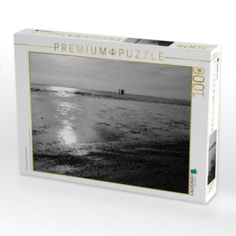 Produktbild: CALVENDO Puzzle Sonnenstrahlen im Wattenmeer | 1000 Teile Lege-Gr&ouml;&szlig;e 64x48cm Foto-Puzzle f&uuml;r gl&uuml;ckliche Stunden