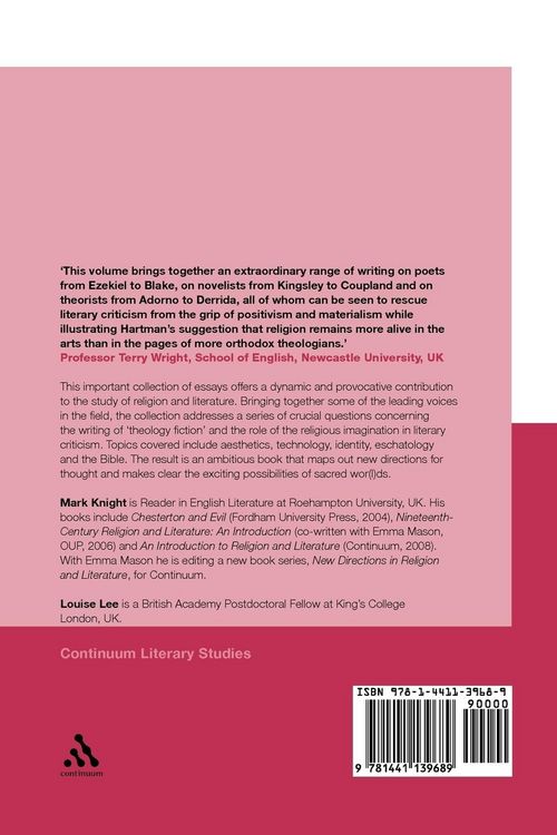 Produktbild: Religion, Literature and the Imagination