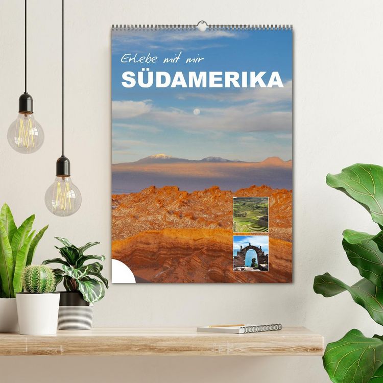 Produktbild: Erlebe mit mir S&uuml;damerika (Wandkalender 2026 DIN A2 hoch), CALVENDO Monatskalender