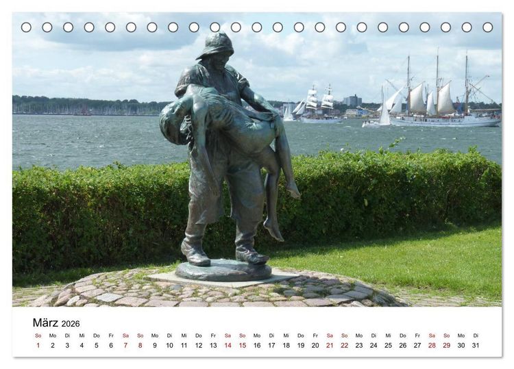 Produktbild: Impressionen von der Kieler F&ouml;rde (Tischkalender 2026 DIN A5 quer), CALVENDO Monatskalender