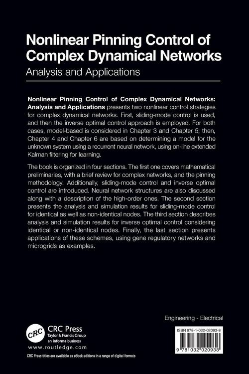 Produktbild: Nonlinear Pinning Control of Complex Dynamical Networks