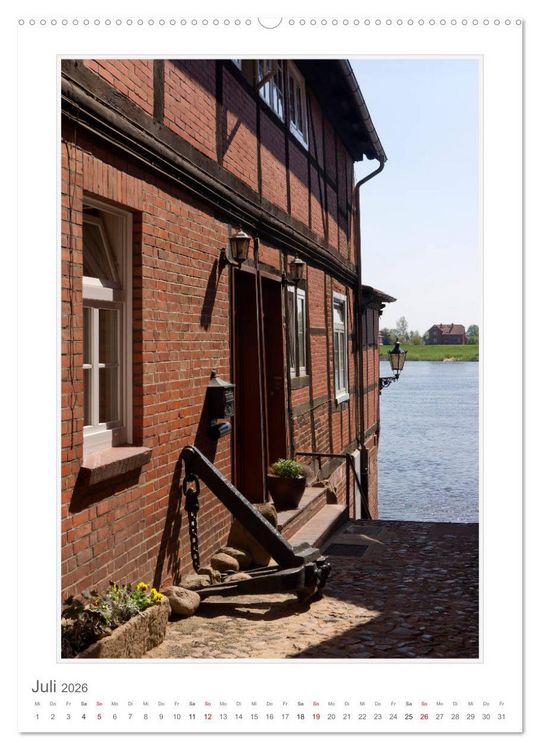 Produktbild: Lauenburg 2026 (Wandkalender 2026 DIN A2 hoch), CALVENDO Monatskalender