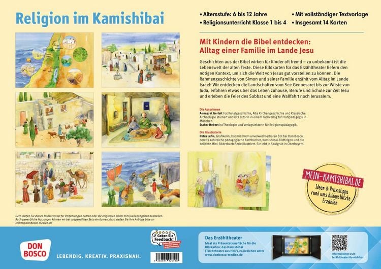 Produktbild: Wie lebten die Menschen zur Zeit Jesu? Kamishibai Bildkartenset