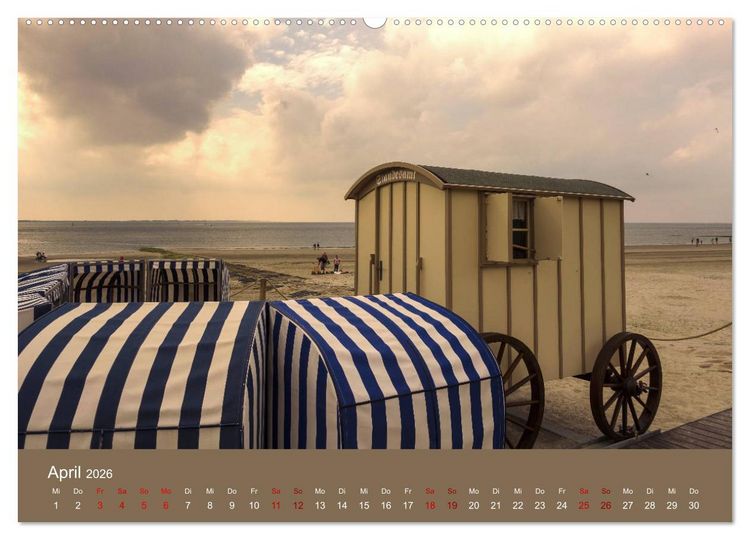 Produktbild: Norderney - Meine Trauminsel (hochwertiger Premium Wandkalender 2026 DIN A2 quer), Kunstdruck in Hochglanz