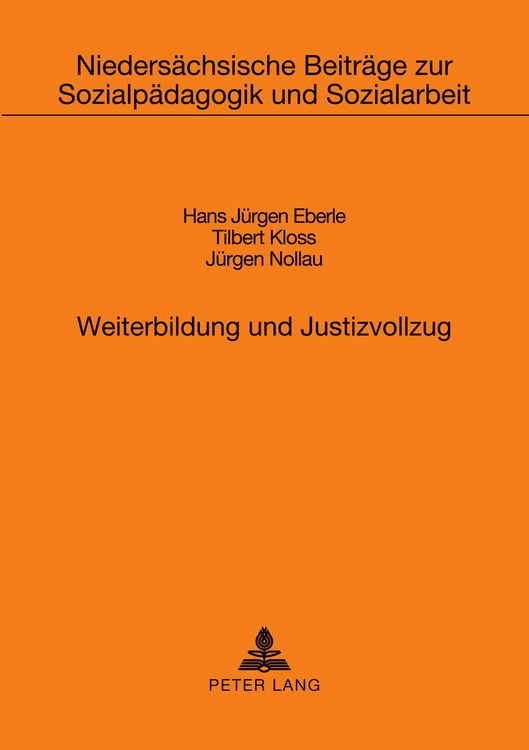 Produktbild: Weiterbildung und Justizvollzug
