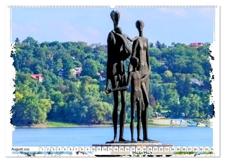 Produktbild: Novi Sad Serbiens unbekannte Sch&ouml;nheit (hochwertiger Premium Wandkalender 2026 DIN A2 quer), Kunstdruck in Hochglanz