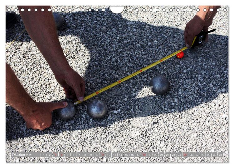 Produktbild: Boule. Konzentration - Sport - Entspannung (Wandkalender 2026 DIN A4 quer), CALVENDO Monatskalender