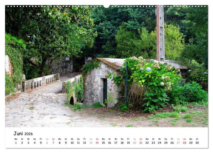Produktbild: Jakobsweg - Camino Portugues (Wandkalender 2026 DIN A2 quer), CALVENDO Monatskalender