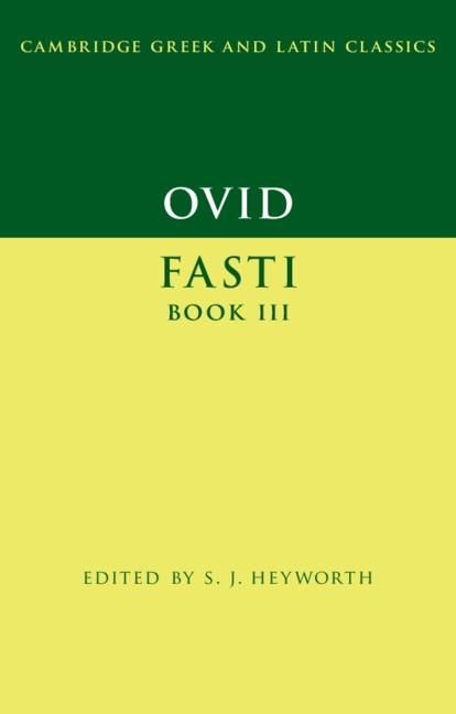 Produktbild: Ovid: Fasti Book 3