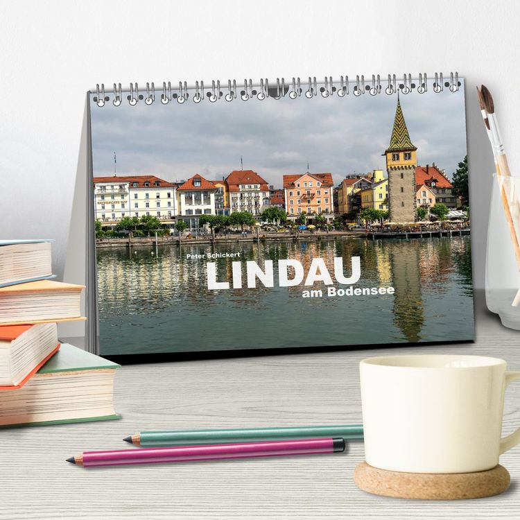Produktbild: Lindau am Bodensee (Tischkalender 2026 DIN A5 quer), CALVENDO Monatskalender