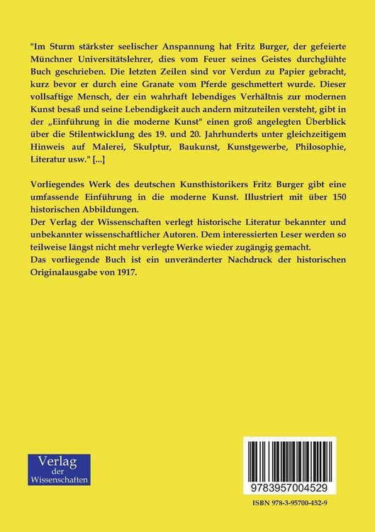 Produktbild: Einf&uuml;hrung in die moderne Kunst