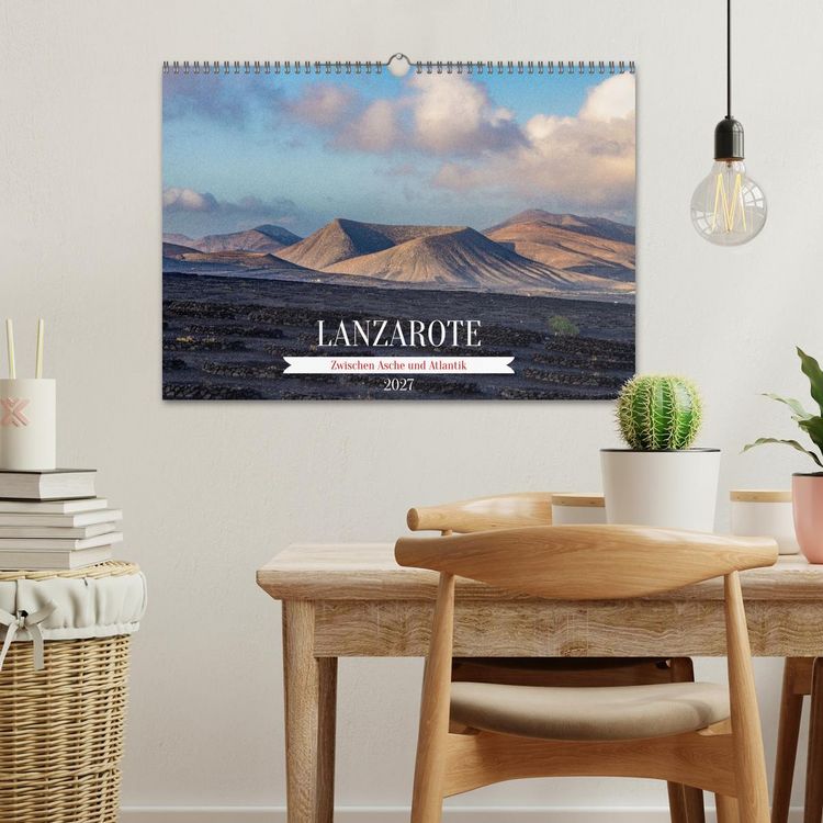 Produktbild: Lanzarote - Zwischen Asche und Atlantik (Wandkalender 2027 DIN A3 quer), CALVENDO Monatskalender