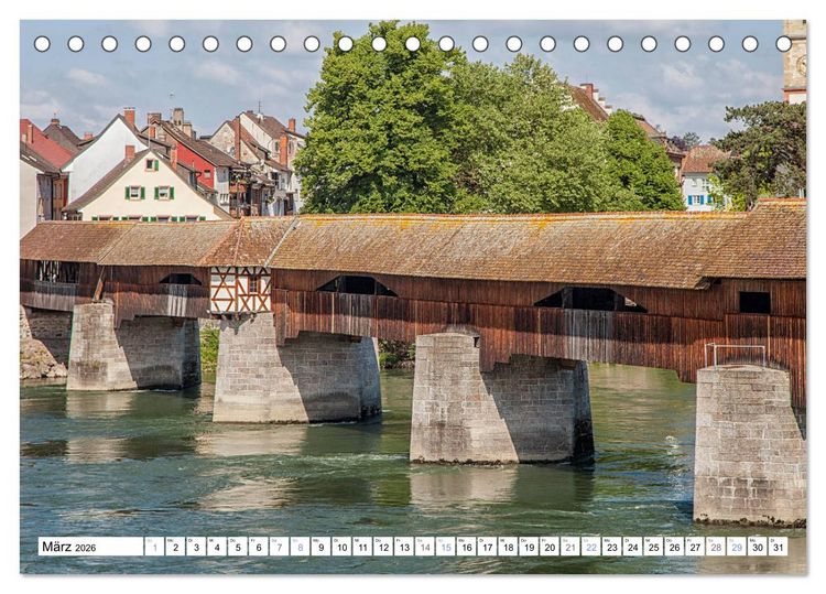 Produktbild: Bad S&auml;ckingen - St&auml;dtle am Hochrhein (Tischkalender 2026 DIN A5 quer), CALVENDO Monatskalender