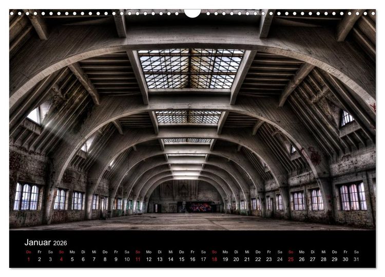 Produktbild: Lost Places - Verlassene Orte (Wandkalender 2026 DIN A3 quer), CALVENDO Monatskalender