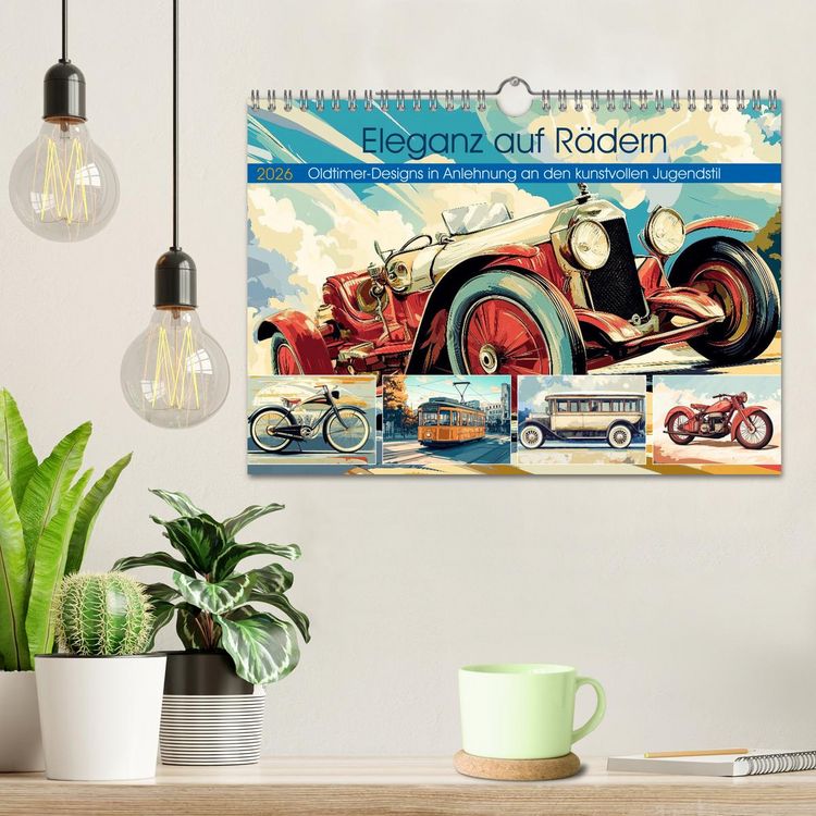 Produktbild: Eleganz auf R&auml;dern (Wandkalender 2026 DIN A4 quer), CALVENDO Monatskalender
