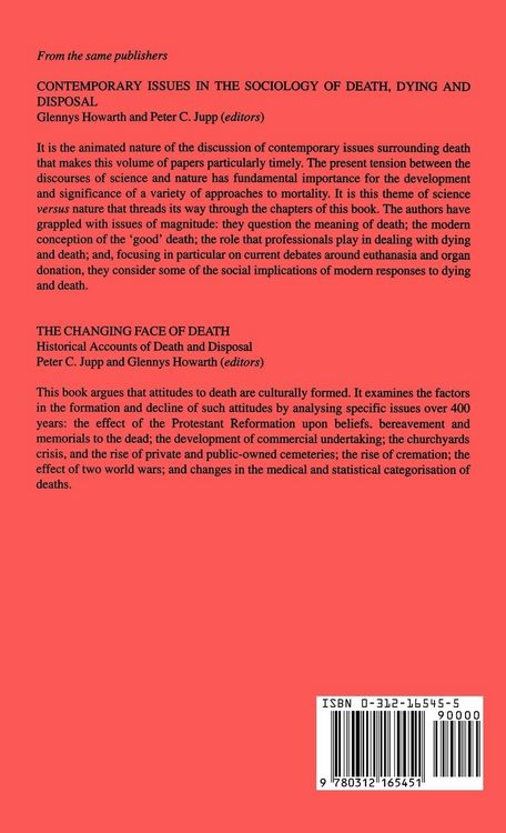 Produktbild: The Unknown Country: Death in Australia, Britain and the USA