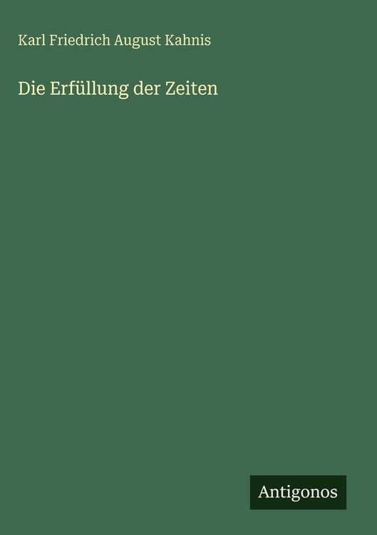 Produktbild: Die Erf&uuml;llung der Zeiten