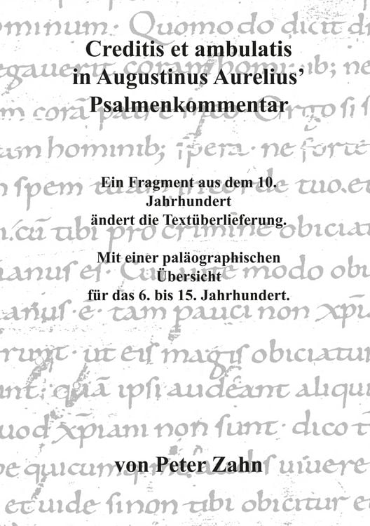 Produktbild: Creditis et ambulatis in Augustinus Aurelius' Psalmenkommentar