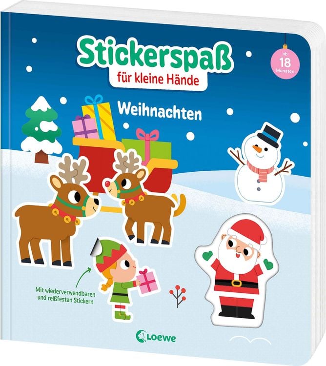 Produktbild: Stickerspa&szlig; f&uuml;r kleine H&auml;nde - Weihnachten